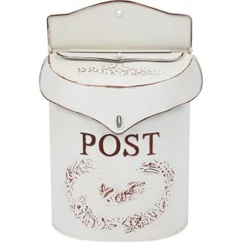 Shabby Chic Postkasten mit Blauem Vogel