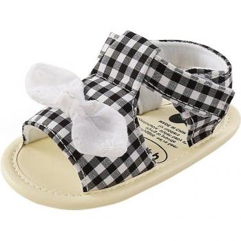 Toddler Girls' Summer Princess Sandals - Cute Bowknot, Soft Soled, Anti-Slip Shoes for 0-18 Months