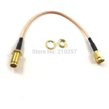 Câble d'extension coaxial RP Sma mâle à RP Sma femelle, 15cm, 5 pièces