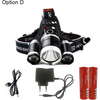 Lampe frontale haute intensité LED 4 modes – idéale pour pêche et camping