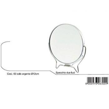 Guenzani specchio art. 63 doppia luce con ingrandimento diametro 12 cm