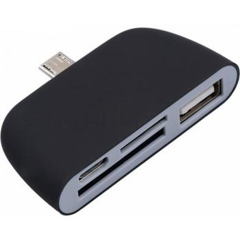 KEBIDU Multifunktionaler OTG/TF/SD Kartenleser mit Micro USB/Typ C für Samsung Galaxy S6 Edge