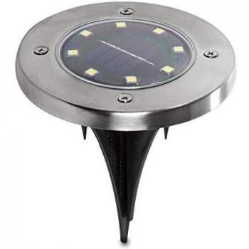 Lampada da Giardino LED Solare 6000K con Sensore di Luce IP65 - Durata 40.000 Ore