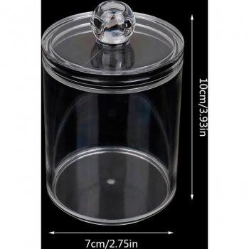 Klarer Acryl-Wattestäbchen-Organizer