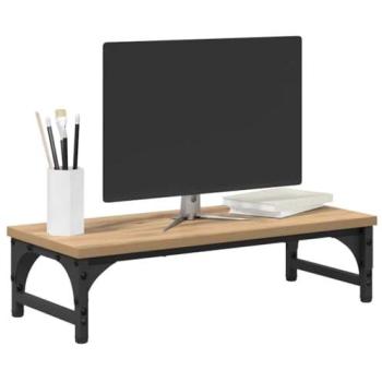Artisan Oak Desk Mount – 55 × 23 × 14 cm (Engineered Wood)