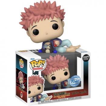 Figurine Funko Pop! Yuji Itadori avec poupée Tsukamoto - Édition Spéciale