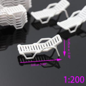 ZY21 24pcs Model Train Railway Leisure Chair Settee Bench Scenery 1:75 OO Scale