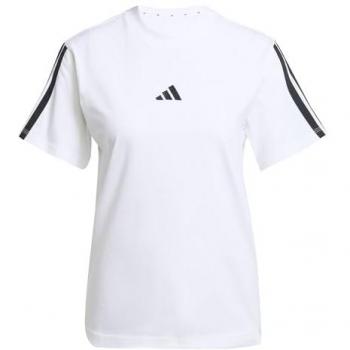 T-shirt Adidas Donna Essentials 3 Stripes Manica Corta Bianco/Nero S