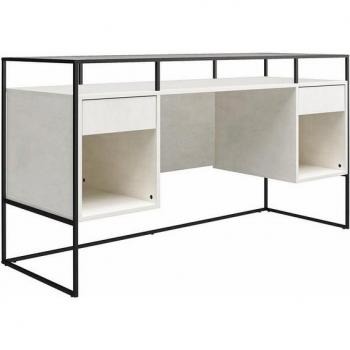 Armoires de salle de bain Camley avec piètement en plâtre MDF