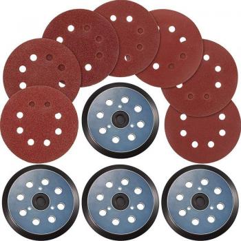 40 Grit Sanding Discs and 60 Grit Sandpaper Kit Compatible with DeWalt, Makita, and Porter Cable