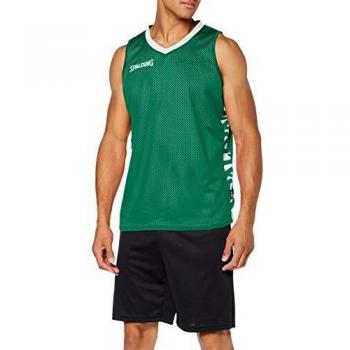 Camiseta Spalding Esencial Reversible Hombre Lagoon/Blanco 140