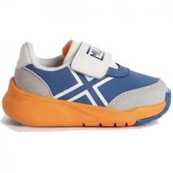 Munich Chon Bébé Bleu-Orange-Gris 01