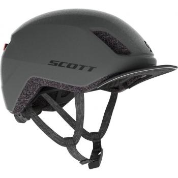 Casco de Ciclismo Urbano Scott Il Doppio Plus MIPS Reflectante Gris 55-59cm