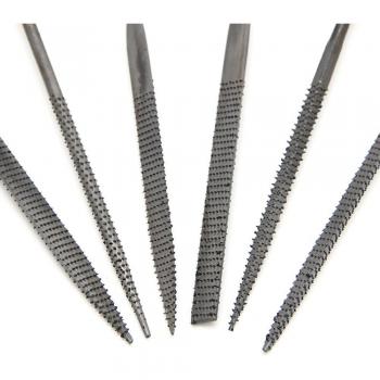 6Pcs 140mm Mini Metal Needle File Set for Woodworking