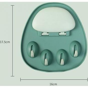 Soporte de almacenamiento de cocina montado en la pared