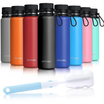 Arteesol 1000 ml BPA‑freie Vakuum-Wasserflasche – Ideal für Fahrrad & Laufen
