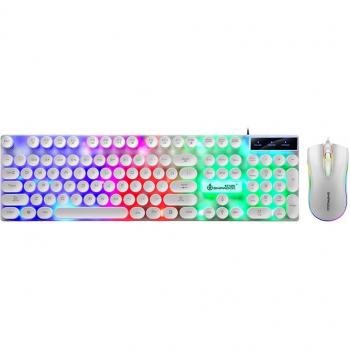Punk Glow Floating Keycap Keyboard and Mouse Set