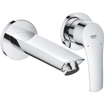 Grohe Eurosmart kit de finition 29337003 mur 2 trous mitigeur lavabo, saillie 171mm, chromé