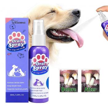 Spray Nettoyant Dents Animaux Contre Tartre