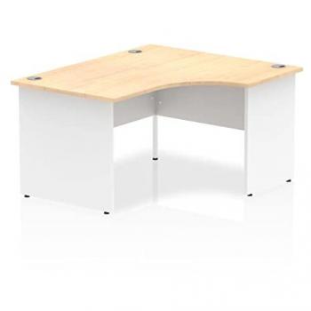 Impulse 1400mm Right Crescent Desk Panel End Leg