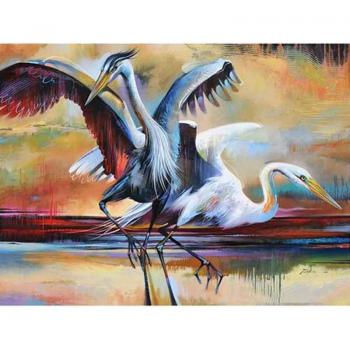 5D samodzielne malowanie diamentowe, haft z dźwignią i czerwoną koroną, mozaika, krzyżowy szew, ozdoba ze strasów 20x30 cm