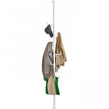 SoBuy® FRG159-W Hat Coat Clothes Organiser Telescopic Stand Rack