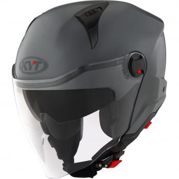 Casco Aeronáutico KYT Jet D‑City – Gris