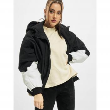 Urban Classics Giacca Padded Batwing 2-Tone S Nera/Bianca
