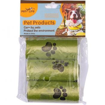 Bolsas Desechables para Desechos de Perros y Gatos