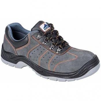 Portwest Steelite Perforated Steel Toe Cap Trainers Grey Size 6