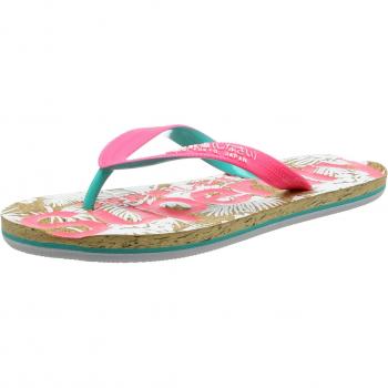 Superdry Infradito Donna, Fluro Pink/Fluro Turq/Optic, 36/37 EU