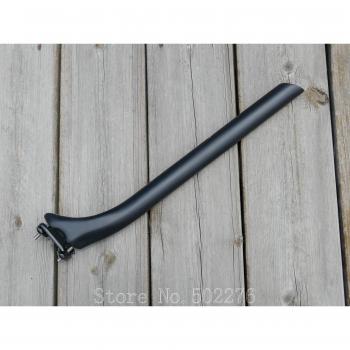 Tija de Asiento Aero SP-2 en Carbono Completo, Mate/Bien Pulido, Diámetro 31.6mm/27.2mm para Bici de Montaña