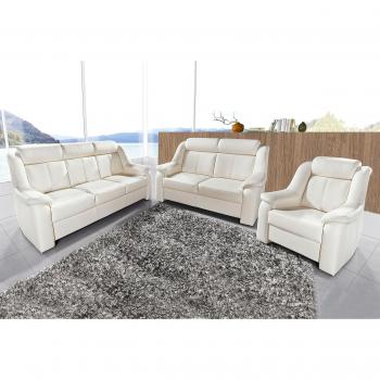 SIT & MORE Sitzmöbel-Set Basel, 3-Sitzer, 2-Sitzer, Sessel