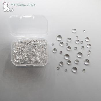 200 Stück Wassertröpfchen Simulation DIY Handwerkskarte Dekorationszubehör Metall Schneidewerkzeuge und Stempel Scrapbooking Prägung