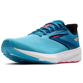 Brooks Homme Launch 10 Sneaker, Crystal Seas Blue Jay Black, 45.5 EU