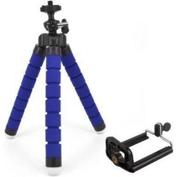 Mini trépied pour appareil photo, 1 pièce, support flexible en éponge