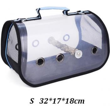 Mochila transparente para mascotas