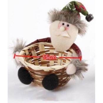 Cesta de almacenamiento de Santa Claus