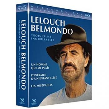 Coffret Belmondo, Lelouch Blu-ray