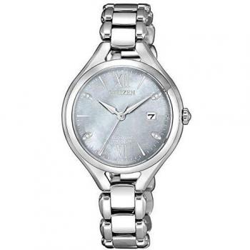 Orologio Analogico Donna Eco-Drive di Citizen con Bracciale in Super Titanio