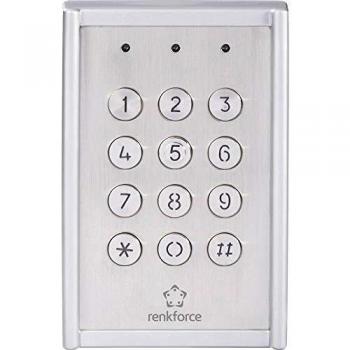 Renkforce 751624 Serratura con codice Da parete IP65 con tastiera illuminata