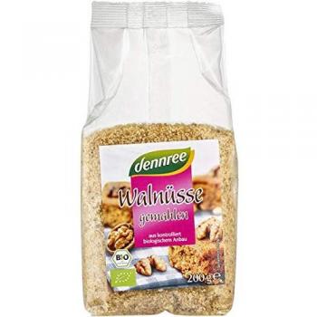 Bio Walnüsse, gemahlen, 200 g