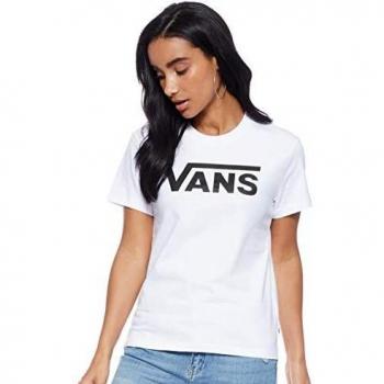 Vans Flying V Crew Tee T-Shirt, Bianco