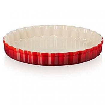 LE CREUSET Tarte-Form 24cm Kirschrot, Steinzeug