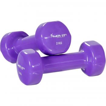 Mancuernas de vinilo 2 kg MOVIT