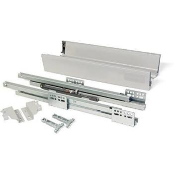 Emuca Soft Close Bathroom Drawer System – Grey