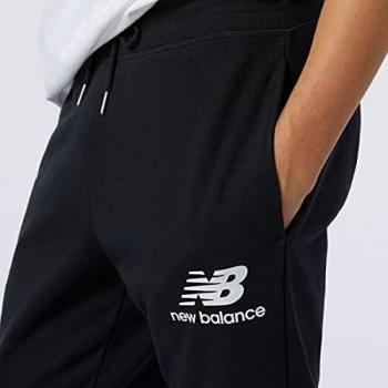 Pantalón New Balance Essentials Slim, Color Negro, Talla L