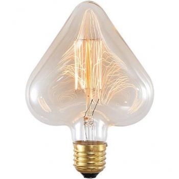 4er Set Herz-Edison-Glühbirnen