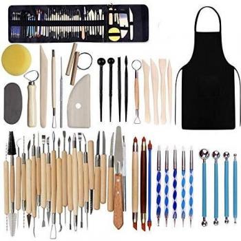 Pottery Clay Sculpting Tools Set, 43 Pieces