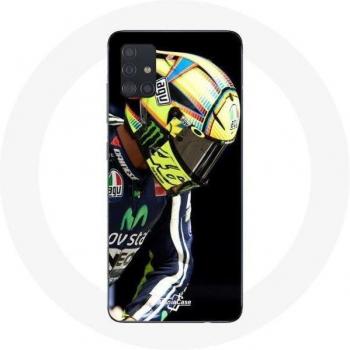 Cover Samsung Galaxy A71 Valentino Rossi Pilota Moto Alta Velocità